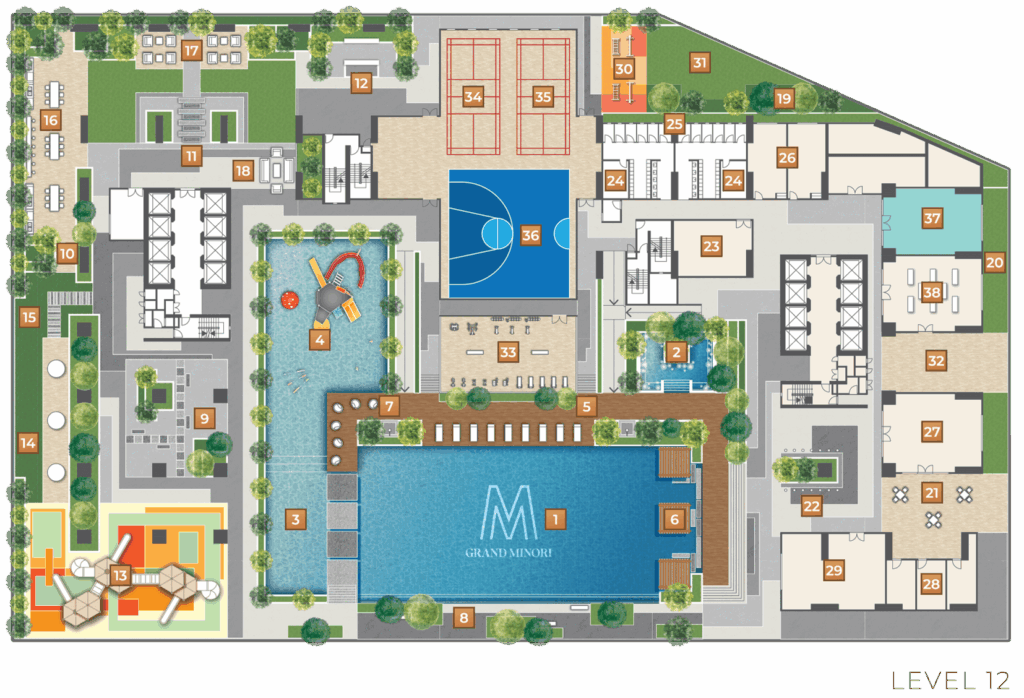 Lifestyle facilities at Taman Pelangi condo